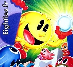 Pac man illustration jeu NES